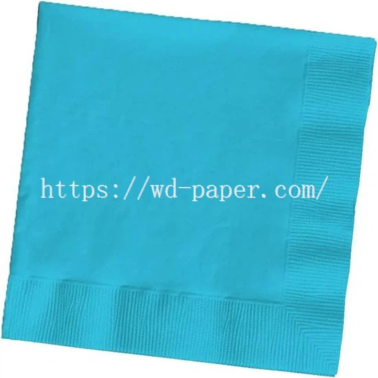blue dinner napkin
